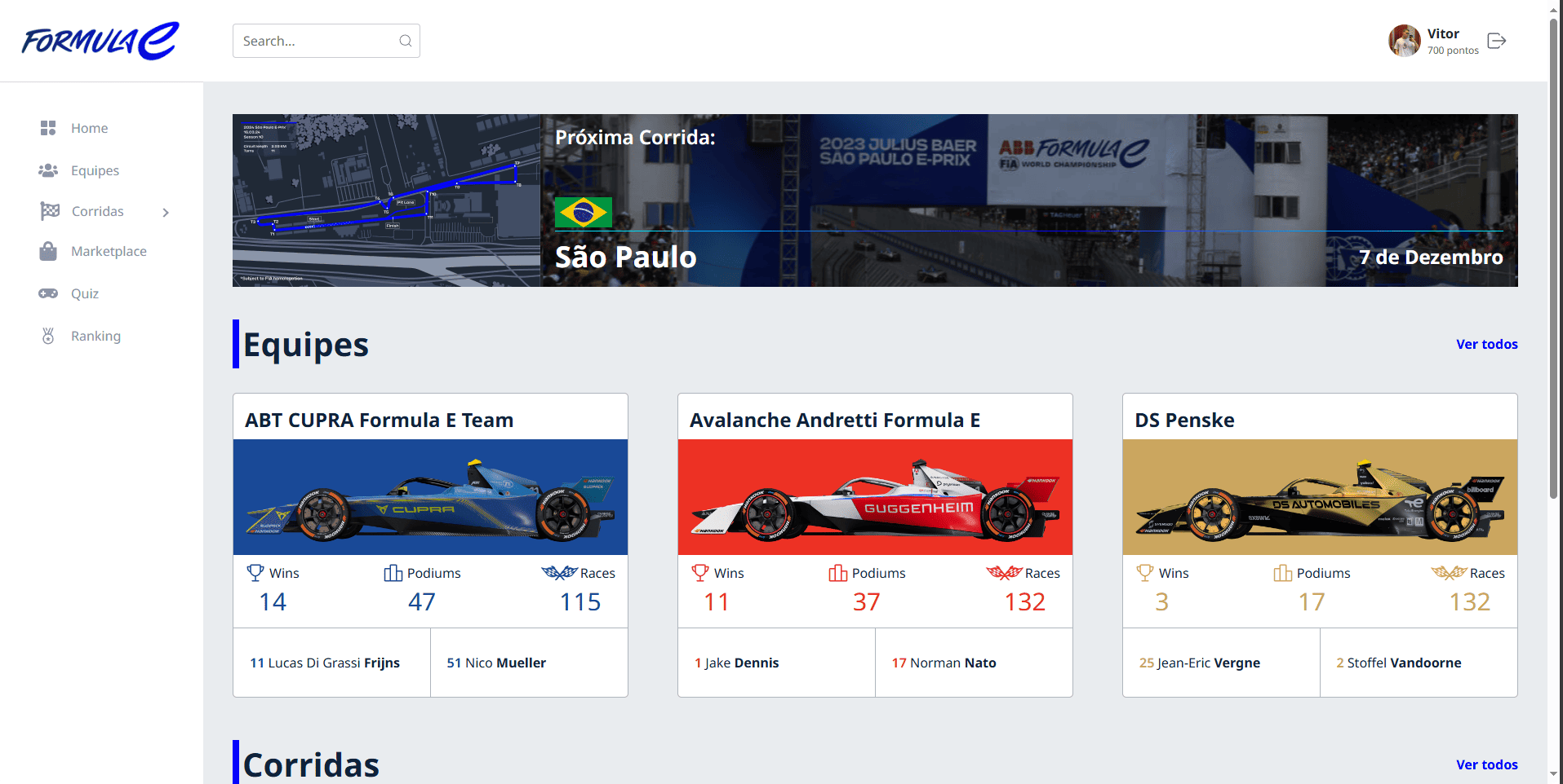 Formula E Live Hub
